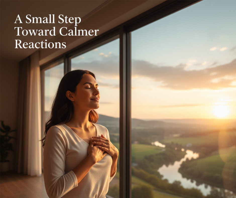 Find the pause button between trigger and reaction